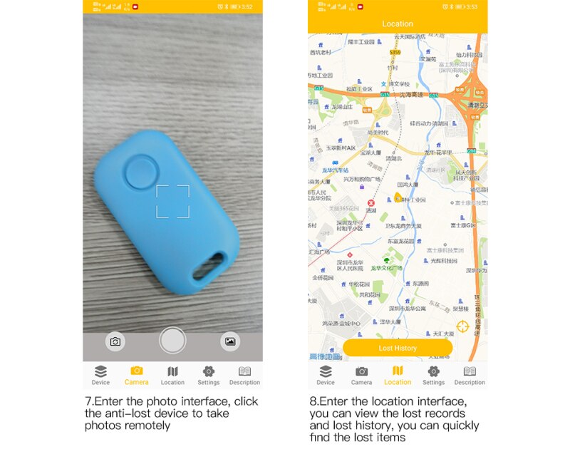 Mini Smart Tracker Anti Lost Bluetooth Smart Finder For Kids Key Phones Kids Anti Loss Alarm Smart Tag Key Finder Alarm Kits