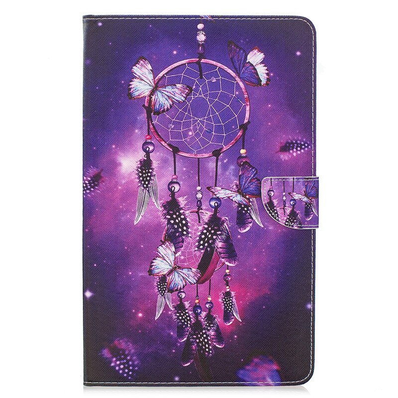 Per Il caso di Samsung Galaxy Tab 8.0 2019 SM-T290 T295 Simpatico Gatto Unicorno Cucciolo Farfalla Tablet Cover Per Galaxy Tab UN 8.0 2019 Caso: Purple Bell