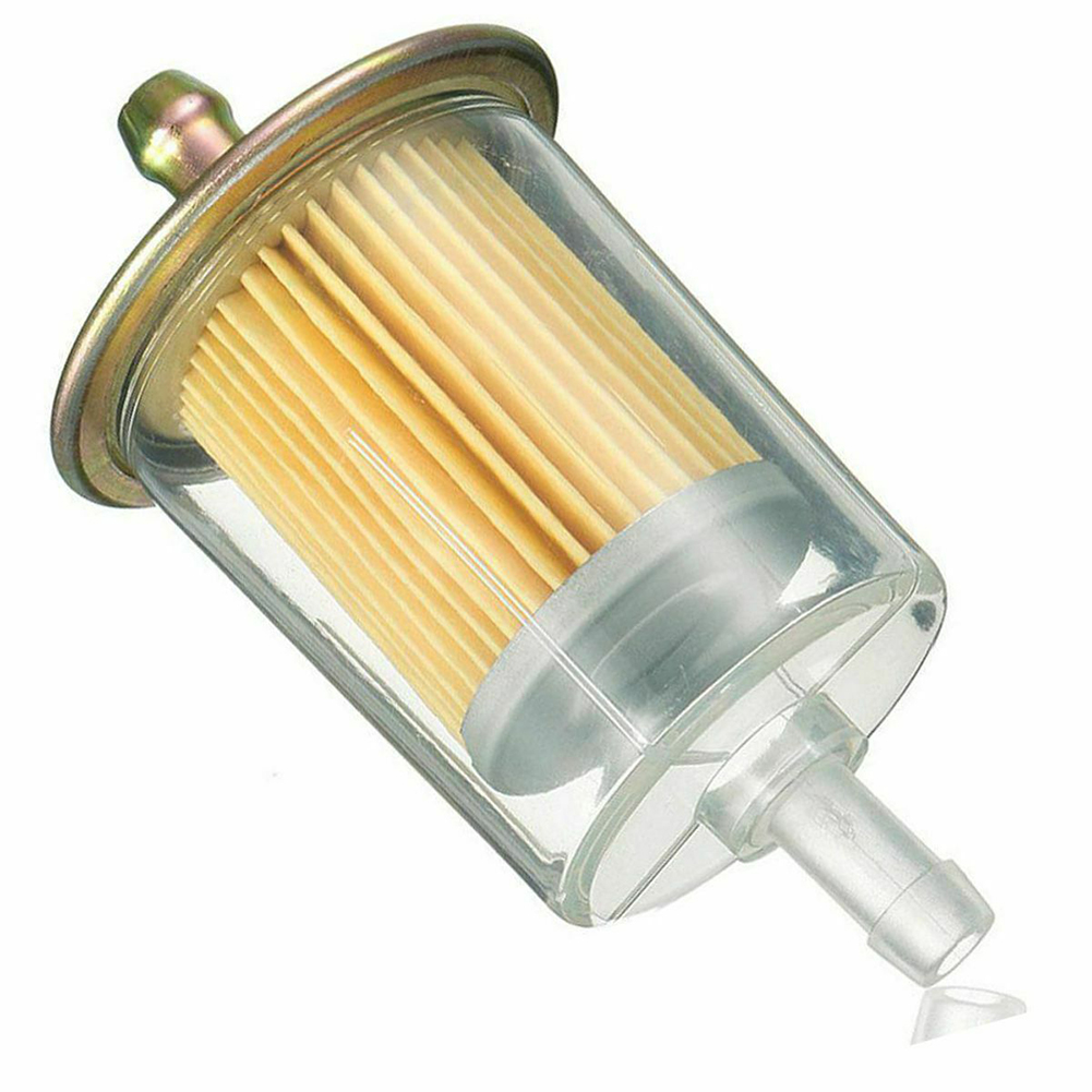 1pc metall-benzinfilter, diesel-kraftstofffilter, extra großer kraftstofffilter, wohnmobil-inline-kraftstoffleitung für gartengeräte, roller, motorräder, autoteile