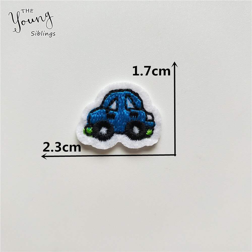 Fashion Cartoon Car łatka naszywka najnowsza termoprzylepna łatka haft szycie ubrań DIY odzież prasowanie akcesoria do aplikacji: C6437