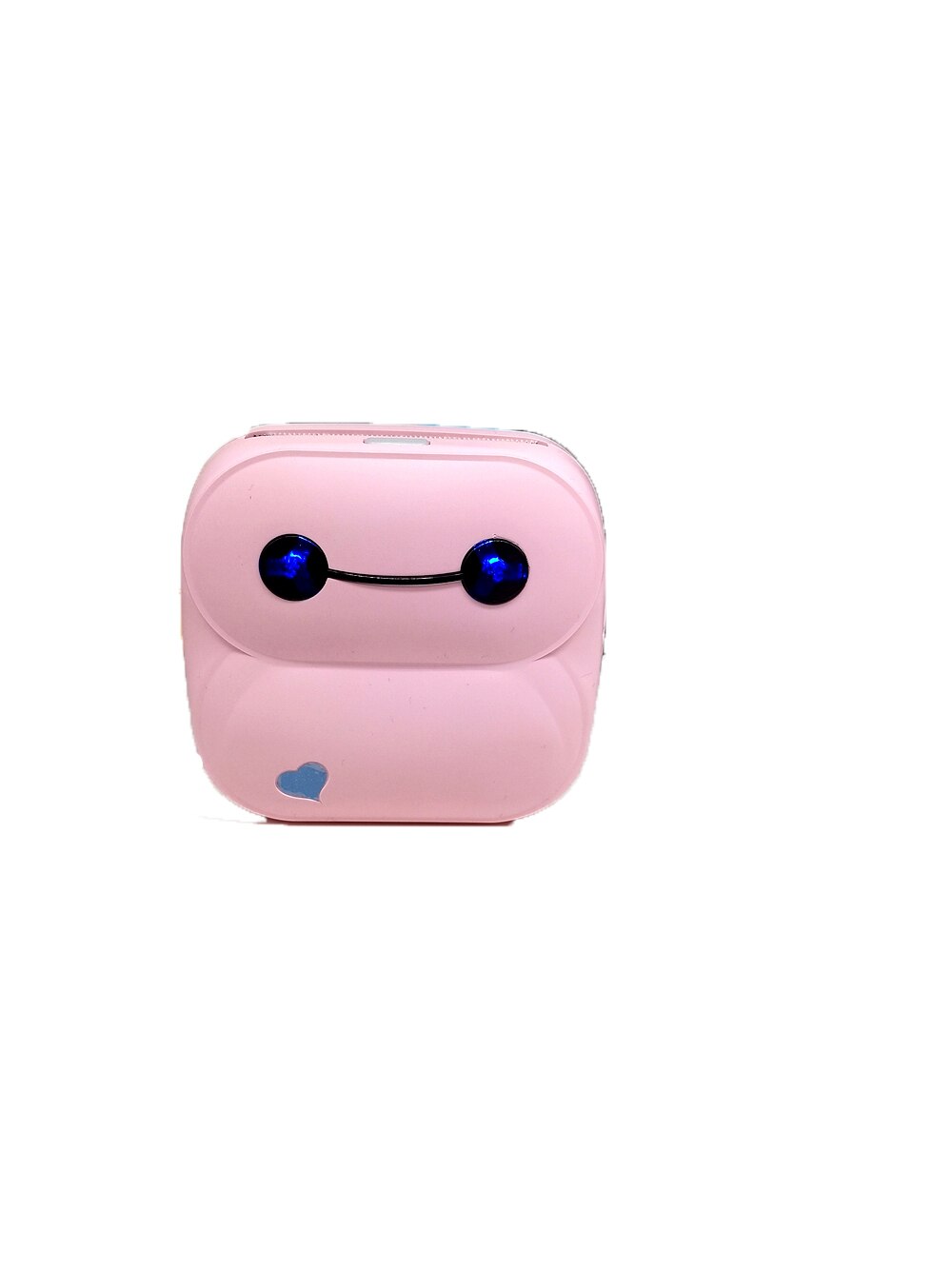 Mini draagbare fotoprinter thermische bluetooth printer voor iphone android gratis app sticker bonprinter  p8 58mm thermisch papier: Roze 304 dpi