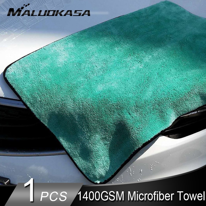 limpieza coche Toalla de microfibra suave para lavado de coches paño detallado de coches trapo de microfibra para pulir el coche paño de absorción de secado de felpa gruesa paño de cuidado para coche