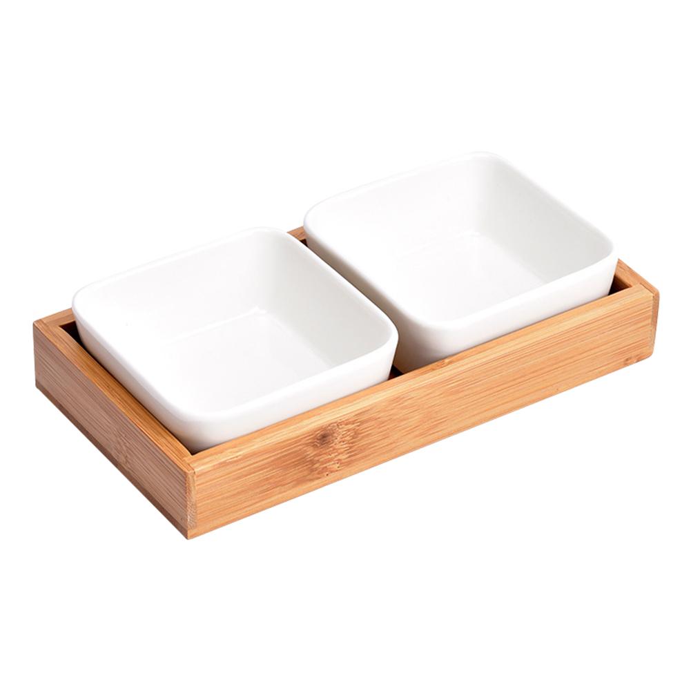Ceramic Small Square Bowl Mini Bowl Multi-Color Dessert Sauce Vinegar Dishs Porcelain Dinner Sets Tableware Tray Kitchen Stuff: 2