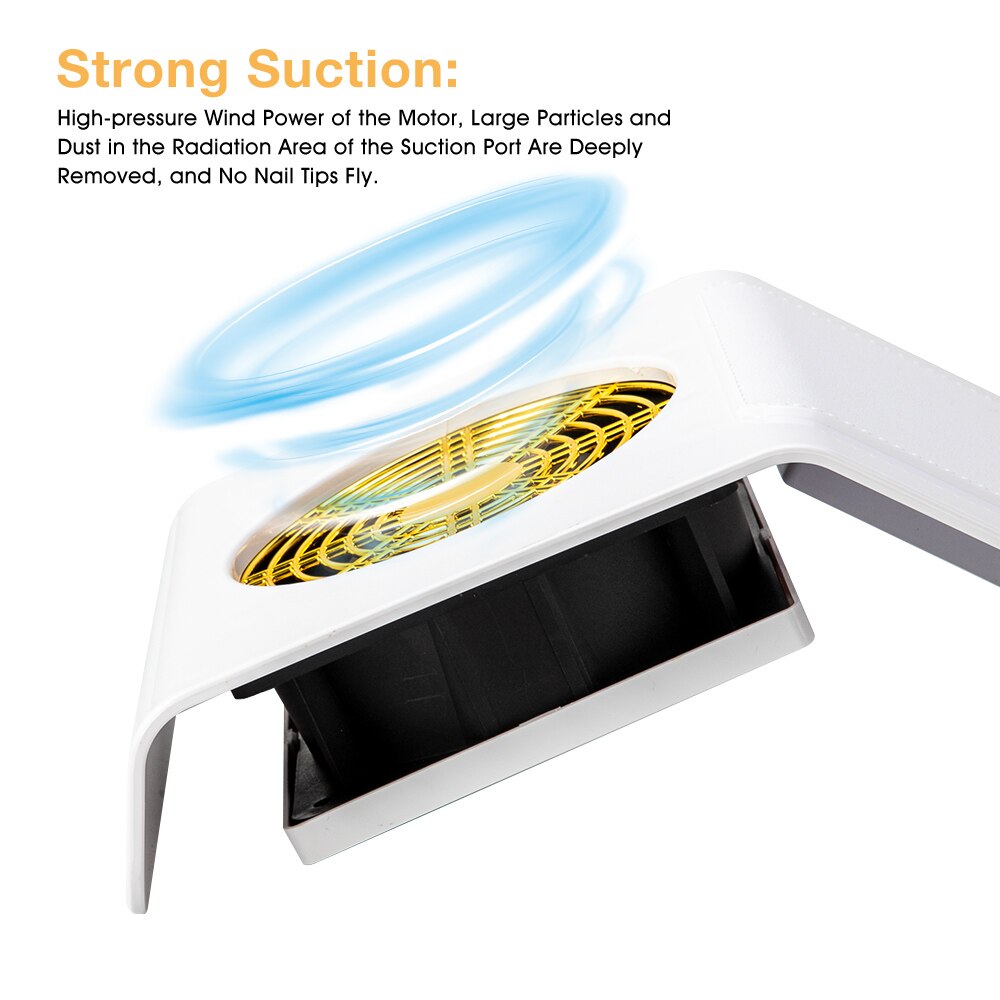 40w nagelstofzuiger, nagelstofzuiger, nagelstofzuiger, manicureapparaat met stofopvangzak, salongereedschap