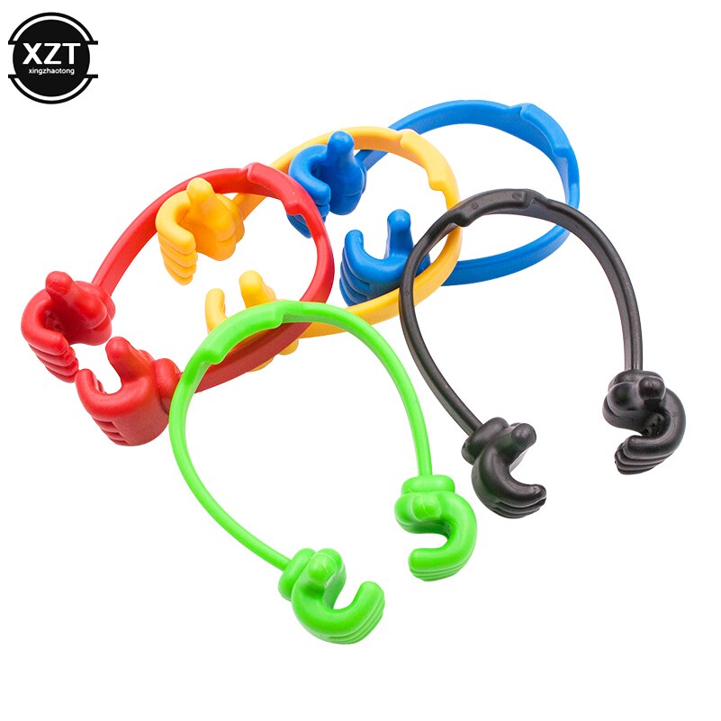 Soporte ajustable para tableta y teléfono móvil, soporte de pulgares de colores para mesa de coche, soporte de escritorio Universal para IPhone, ipad y tableta