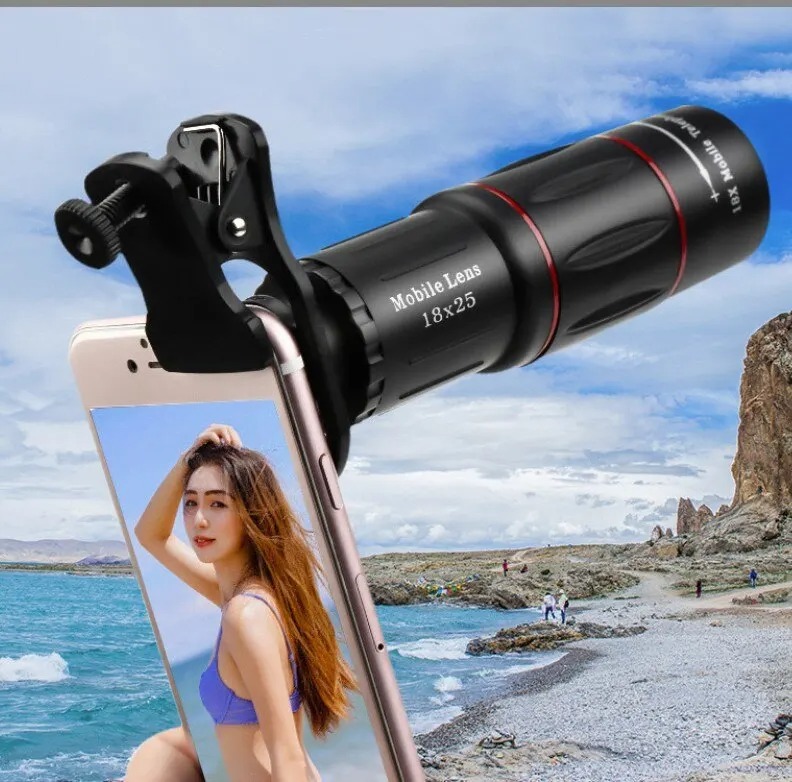 Mobile Phone Telephoto Lens Universal External Zoom Camera Lens 18 Times Far Away from the Concert: Default Title