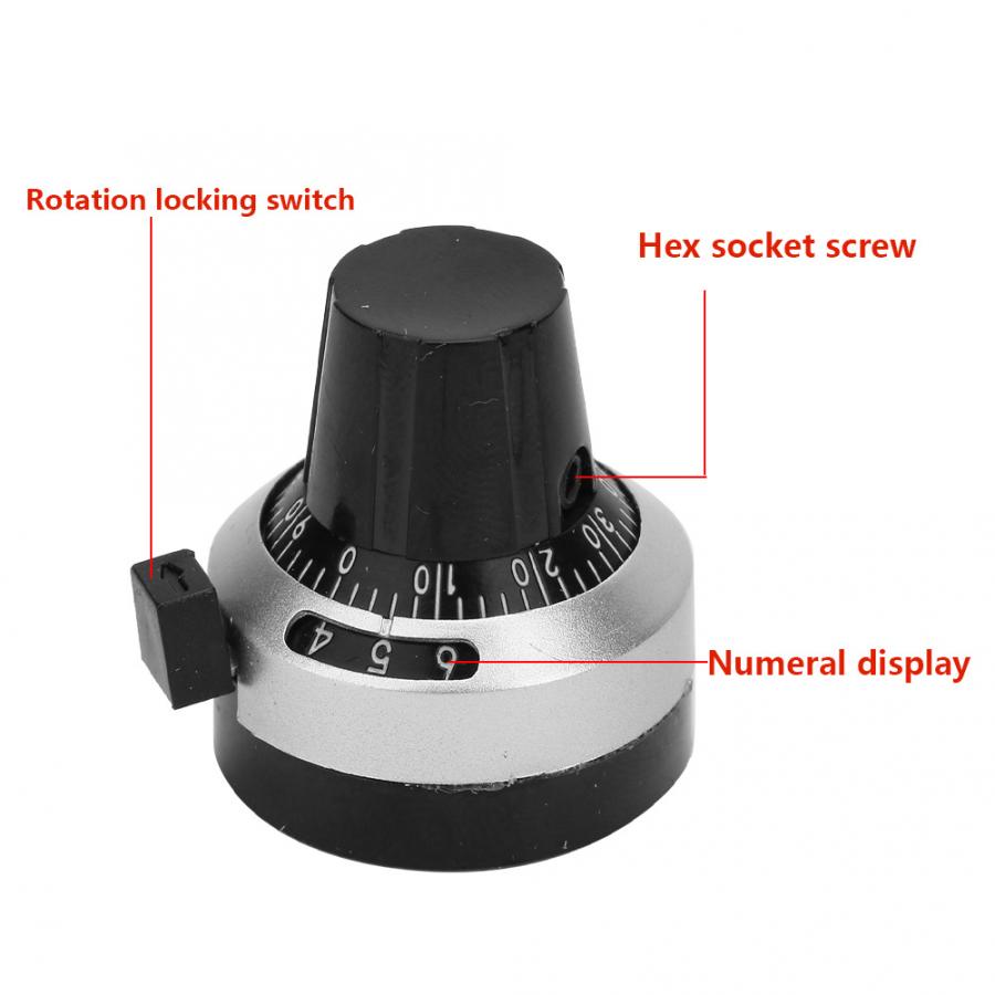 3590S-2-104L Wirewound Potentiometer 100K Ohm with 10 Turns Counting Dial Rotary Knob Potenziometro