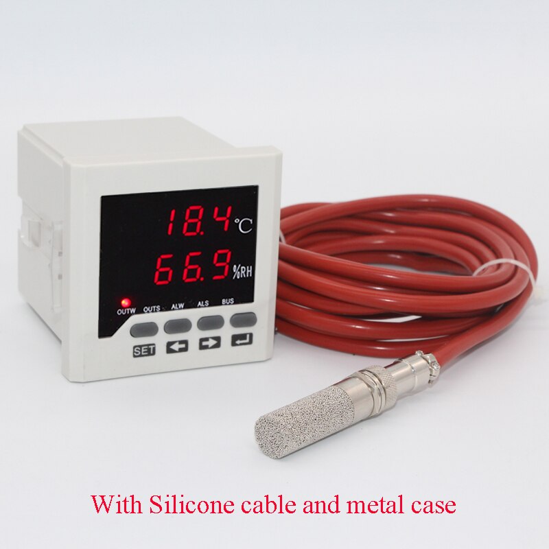 Alarm function Temperature humidity controller heating cooling humidifying dehumidifying Greenhouse incubation oven Cold storage: F