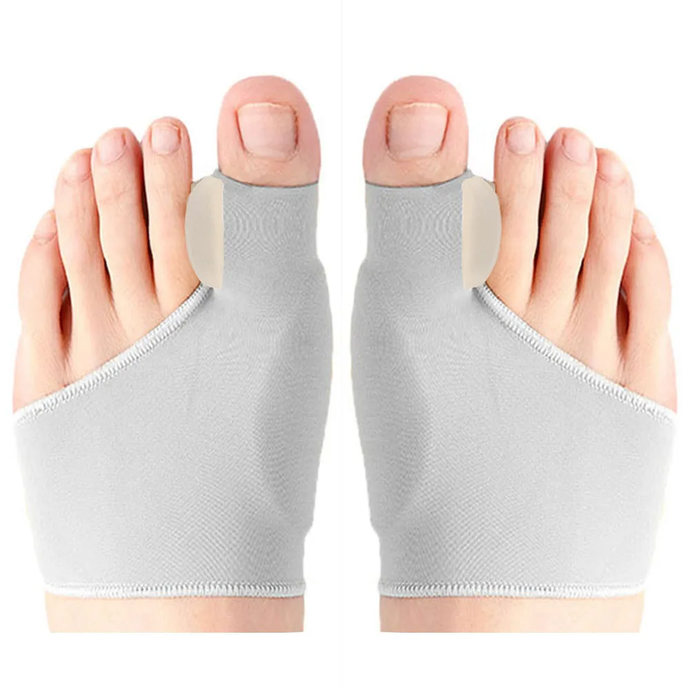 1 paar Zehe Separator Hallux Valgus Ballen Korrektor Hammer Kappe Haarglätter Fuß Schmerzen Linderung Orthopädische Pedikübetreffend Werkzeuge Fuß Pflege: Pflaume