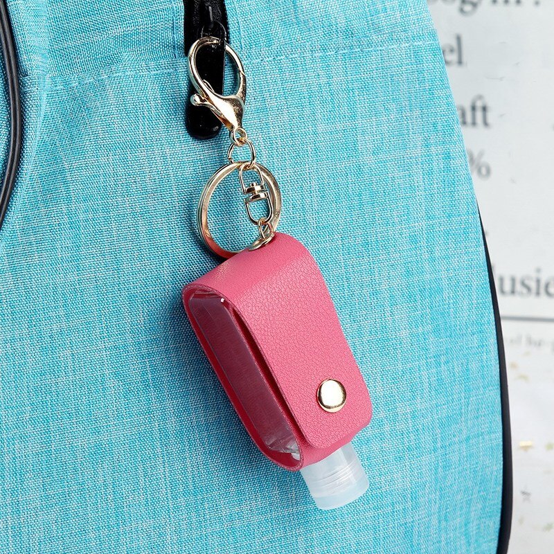 1PC Mini Empty Portable Hand Bottle Keychain Holder Reusable Bottle Hand Washing Gel Storage Bottle with Keychain