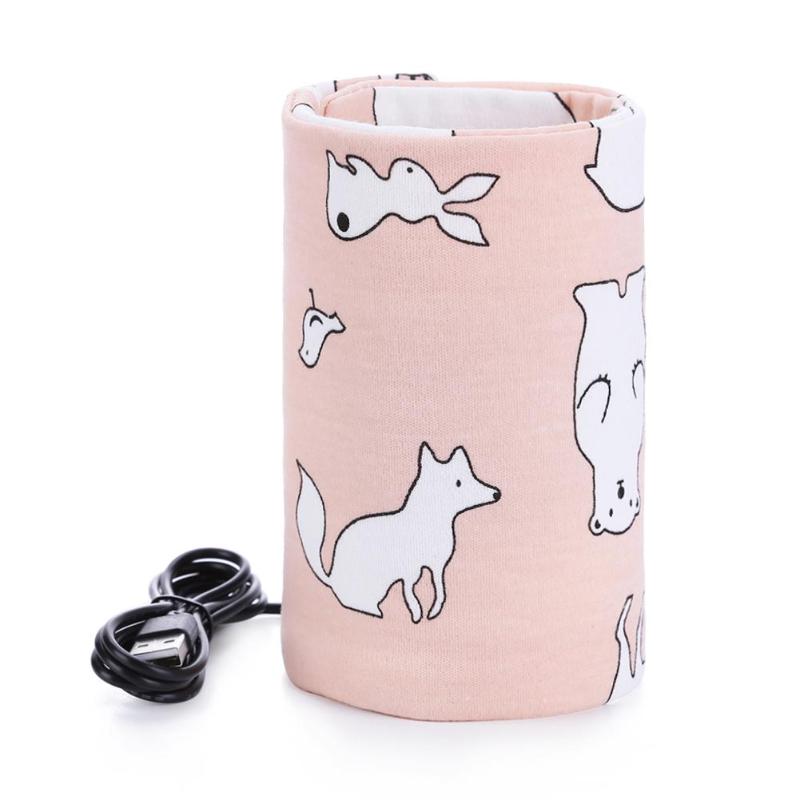 USB Baby Flasche Wärmer Tragbare Milch Reise Tasse Wärmer Heizung Kleinkind Fütterung Flasche Tasche Lagerung Bucht: 03