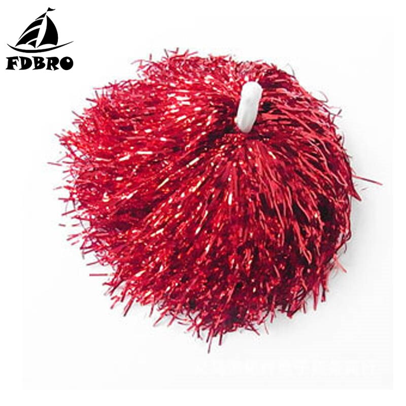 Fdbro 3 Paar/Juichende Pompom Bloem Cheerleaders Bal Boeket Cheerleaders Hand Bloemen Ringen En Kunststof Handgrepen Voor Sport Wedstrijd