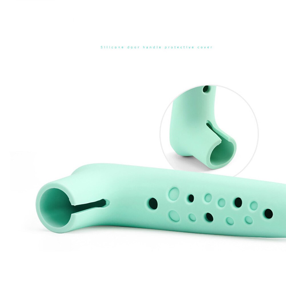 Door Handle Cover Silicone Anti Collision Static Door Handle Protector Covers for Baby Child Home Safety Sleeve Room Doorknob