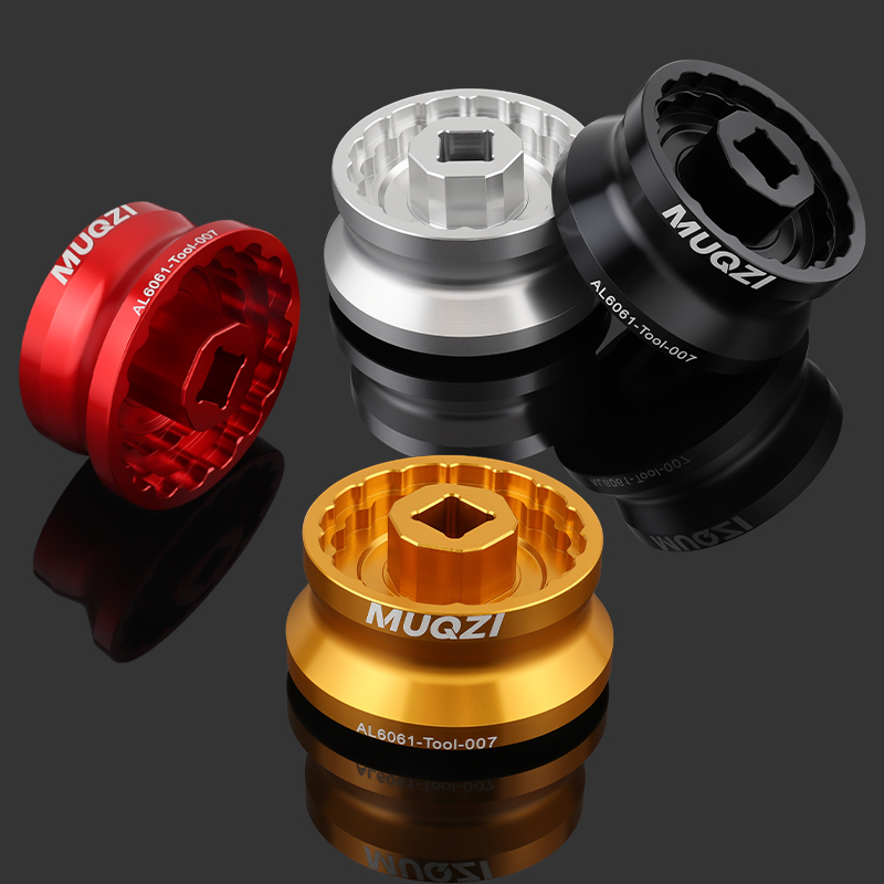 MUQZI 5-in-1 Bottom Bracket Tool for 12/16-Notch 39/41/44/46/49mm Bike Bottom Bracket Install Removal Wrench