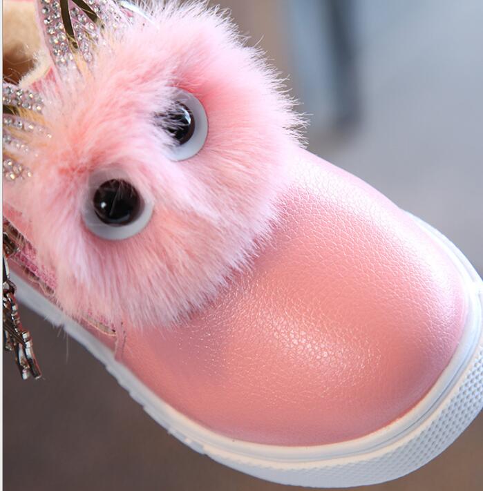 Meisjes laarzen martin meisjes schoenen winter pantoffels voor kinderen bont binnenkant winter laarzen baby