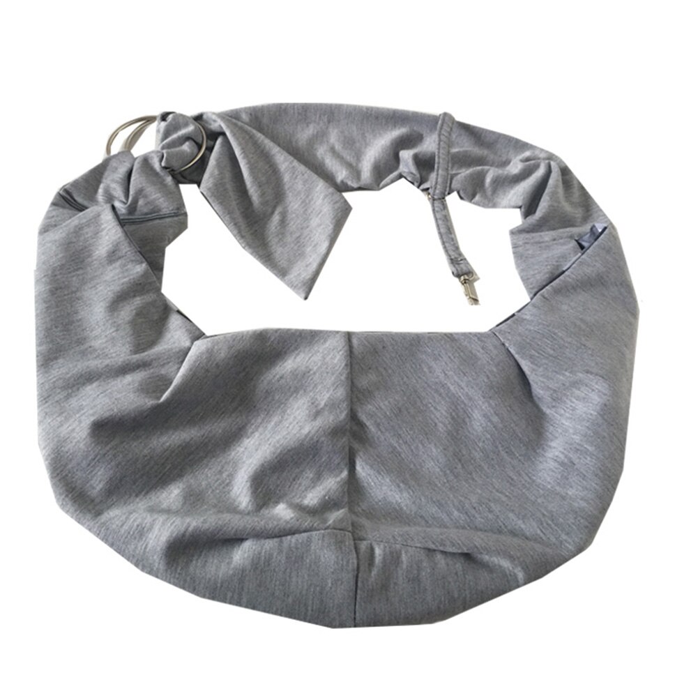 Soft Adjustable Double-sided Travel Sling Carrier Bag Functional Hand-free Pet Backpack Reversible Safe Tote Pouch Sling