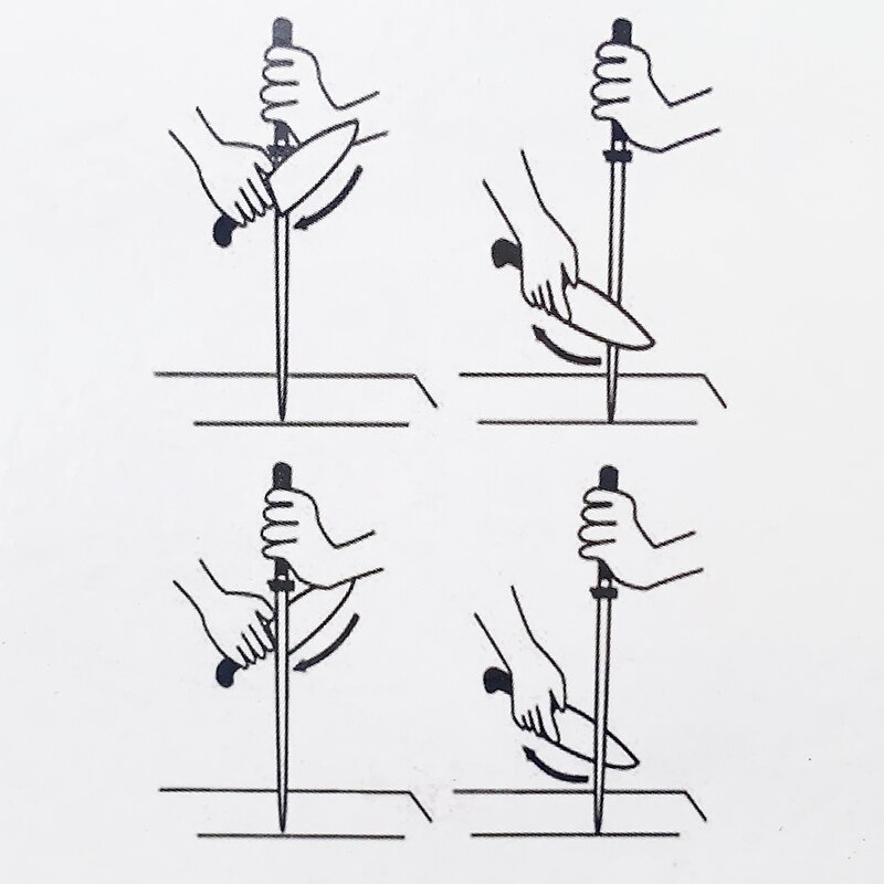 8 Inch ceramic knife sharpening steel sharpening system with ABS handle sharpener chef steel knife kitchen sharpening rod