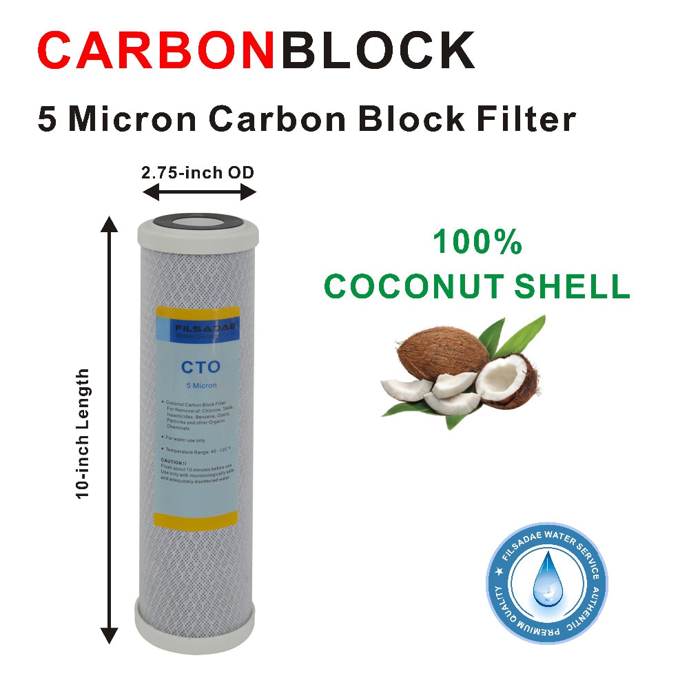 Reverse Osmosis System Replacement Filter Sets without membrane, 10" Pre-Filters plus Inline Post Carbon filter(stage 1 ,2 ,3&5)
