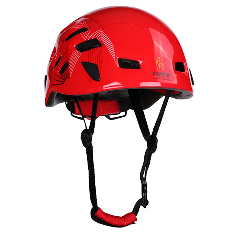 Casque pour escalade, casque de vélo, pour Sports de plein air, alpinisme: Red
