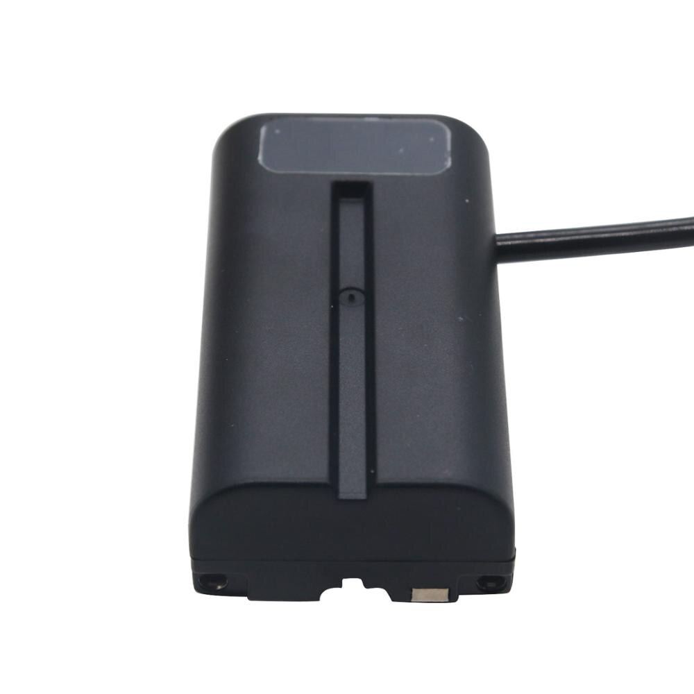 Tzt d-trykk til np -f550 dummy-batteristrømadapter til skjerm som bruker 550/970