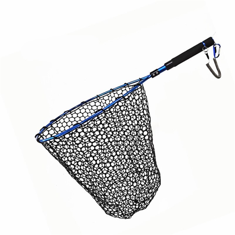 Telescopic Fishing Net Aluminum Alloy Landing Net Hand Net Telescoping Pole Folding Nets Network Fish Tackle Tools