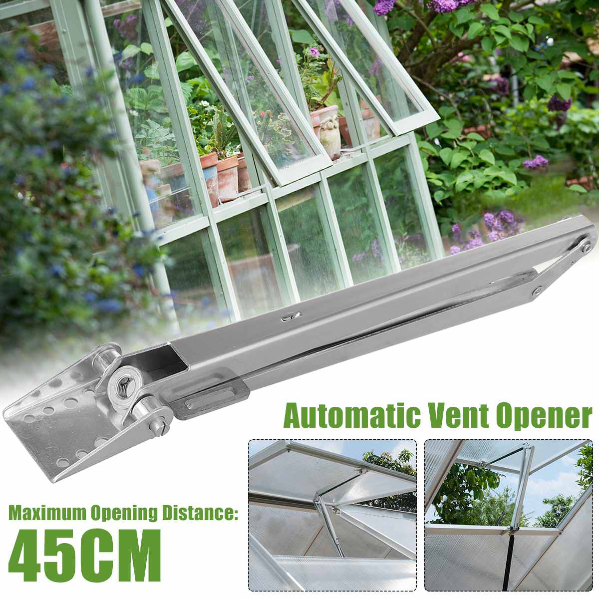 Greenhouse Automatic Window Opener Solar Heat Sensitive Automatic Vent Opener