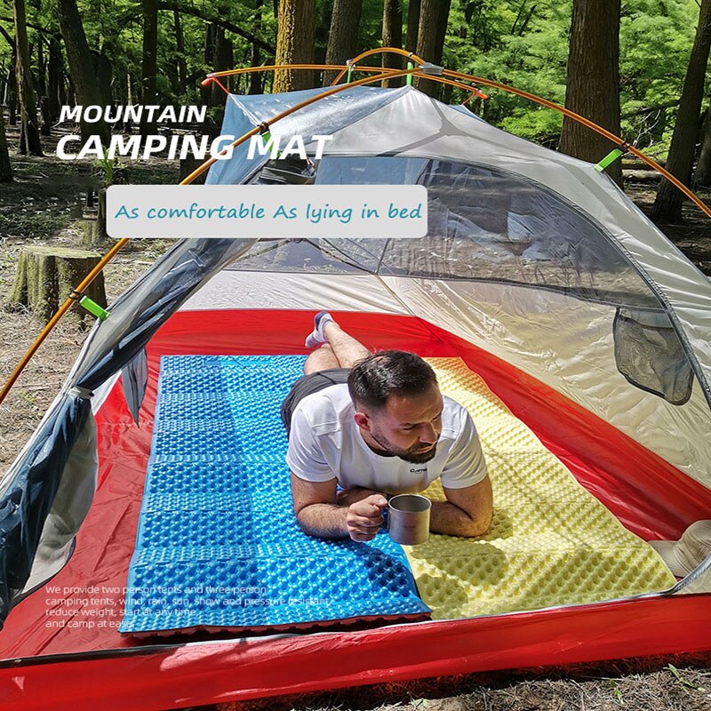 Esterilla ultraligera para acampar, colchoneta plegable de espuma para exteriores, Picnic, senderismo, equipo de senderismo, impermeable