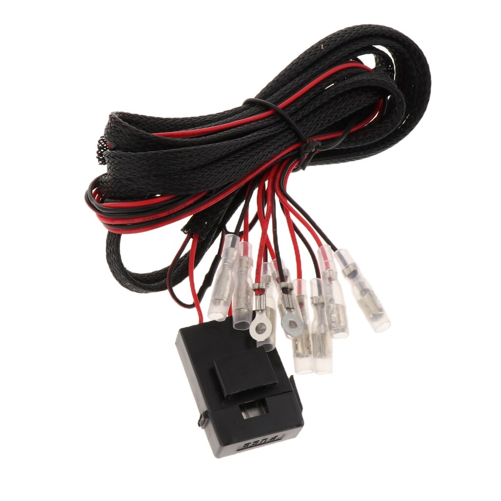 For Car Rings Lights CCFL Fade On/off Headlight Angel Eye Relay Harness Kit