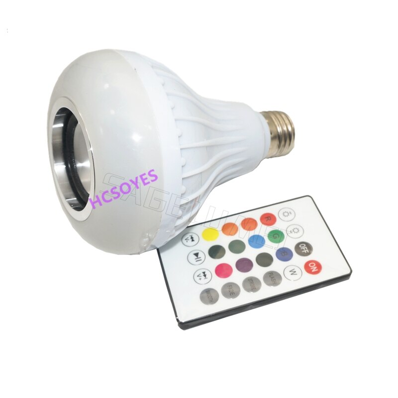 AC85-265V 24 Toetsen Afstandsbediening met LED Muziek Lamp Draadloze Bluetooth Lamp E27 Smart RGB RGBW Dimbare Speler Audio Licht