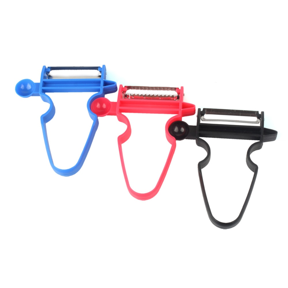 3 st/set magic trio peeler slicer strimlare skalare julienne cutter multi-peel rostfritt stål blad zesters köksredskap set