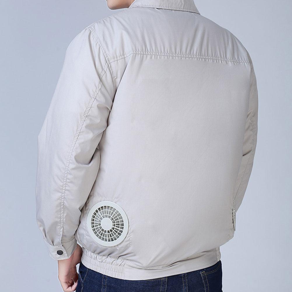 Security Super air conditioning wind jacket fan suit Air Fitted Jacket Conditioning Workwear Outdoor Clothing Cooling Summe A4E3