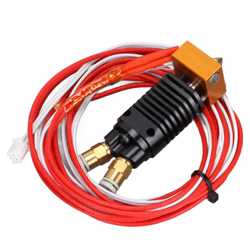 2 in 1 Heraus Extruder Bausatz 3D Drucker Zubehör Metall Material für 24V 3D Drucker für Ender3 Serie