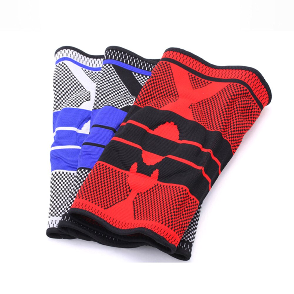 Enkele Crashproof Compressie Elastische Nylon Knie Ondersteuning Braces Voor Outdoor Activiteiten