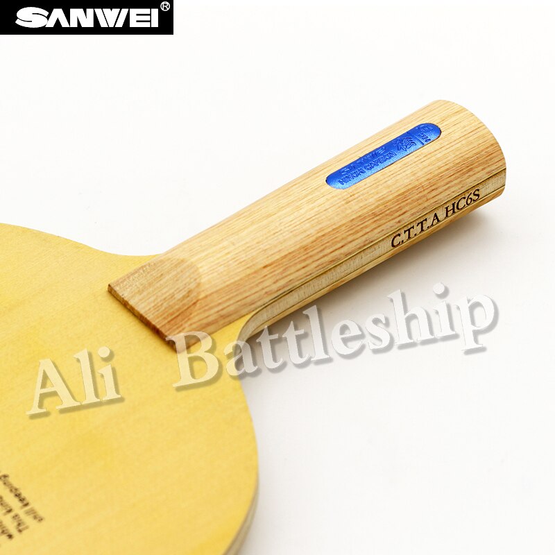 SANWEI HC6S Hinoki di Carbonio lama tennis Da Tavolo/ping pong lama/lama di tennis da tavolo pipistrello