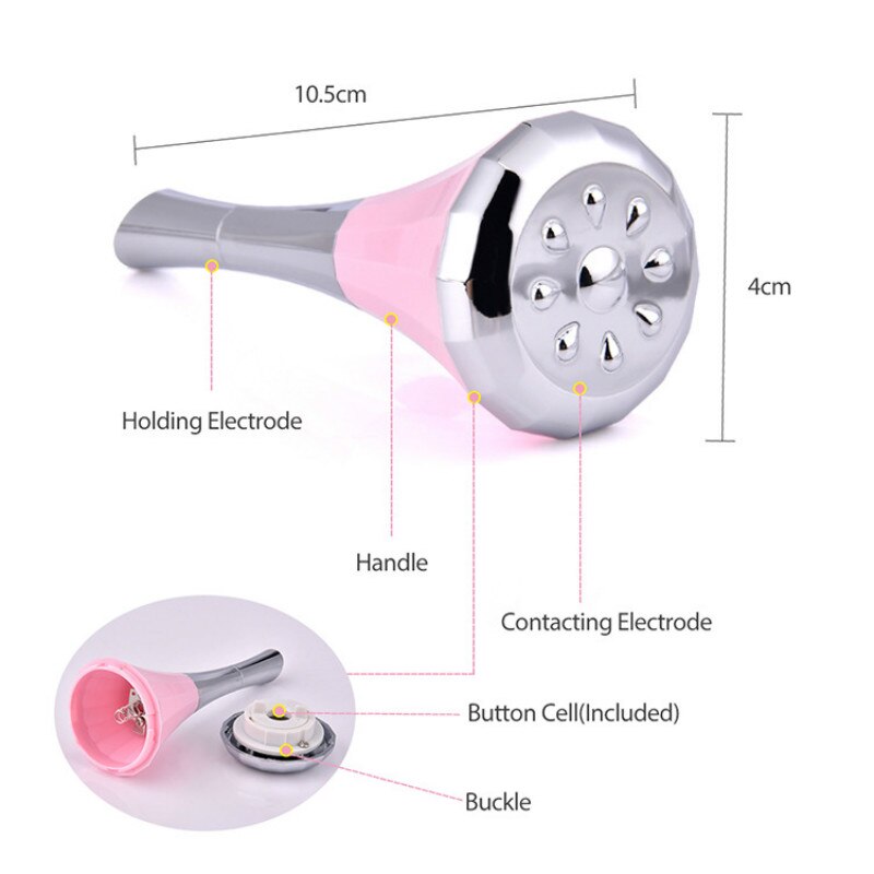 Mini Microcurrent Wrinkle Removal Face Lift Machine EMS Facial Cavitation Massage Anti Cellulite Facial Vibration Massage Device