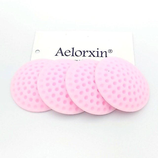 4Pcs/Lot Protection Baby Safety Shock Absorbers Security Card Door Stoppers Wall Protectors Door Handle Door Lock For Children: Pink
