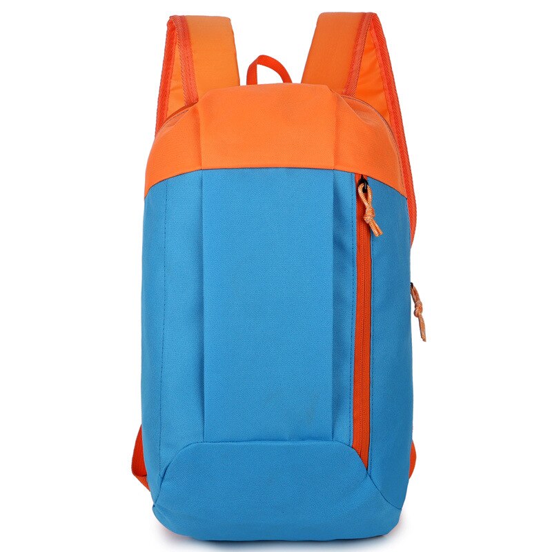 College stil rygsæk corduroy frontlomme mænd og kvinder rygsæk stor kapacitet multi-purpose studerende rygsæk solid taske: Himmelblå