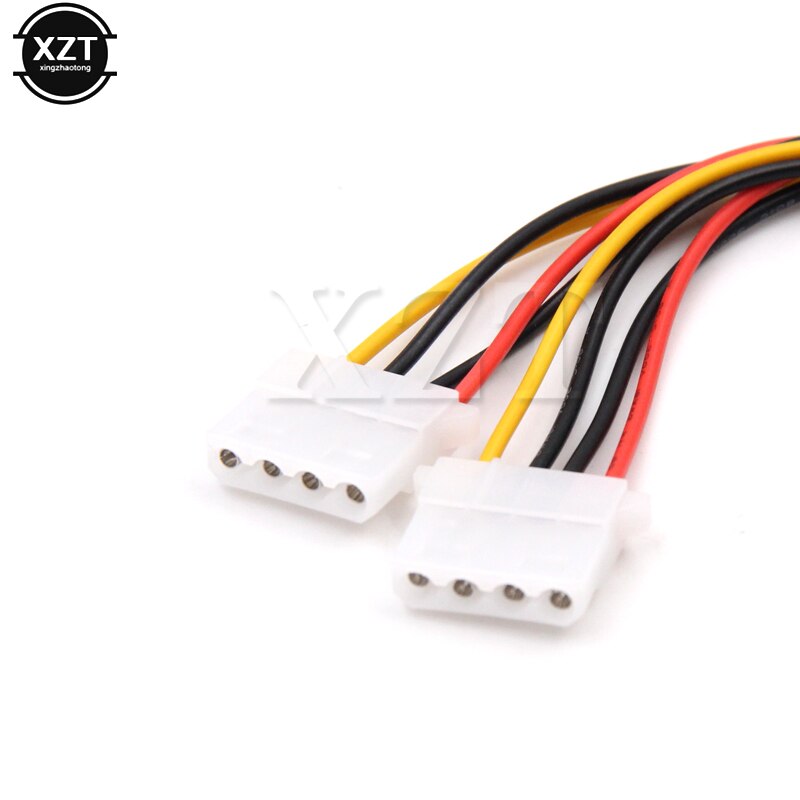 15 Pin SATA to 2 Male to Female 4 Pin Molex standard IDE HDD Advanced Power supply Hard Drive Cable connector