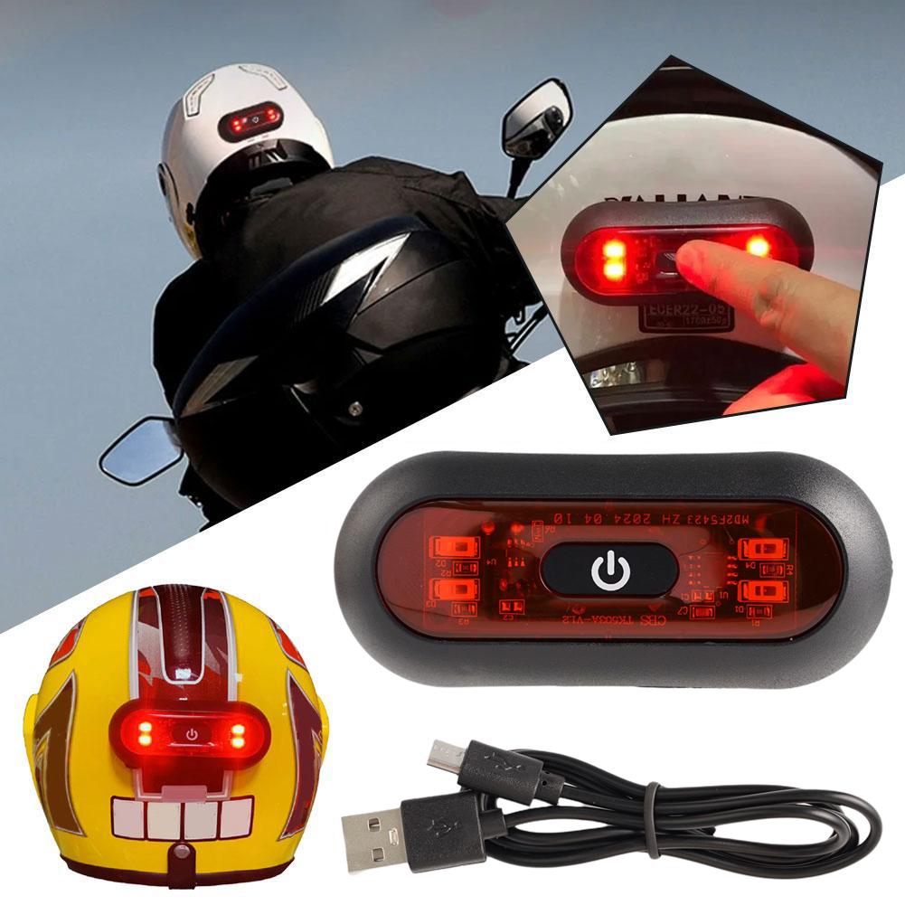 Luz para casco de Motor, luz trasera para – Grandado
