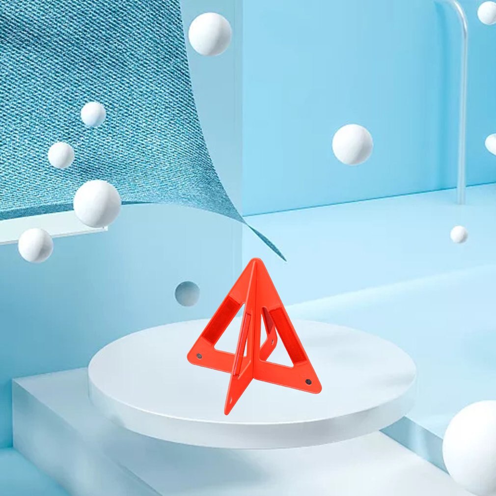 Car Hazard Reflective Warning Sign Foldable Triangular Car Breakdown Emergency Reflector Foldable Reflective Portable