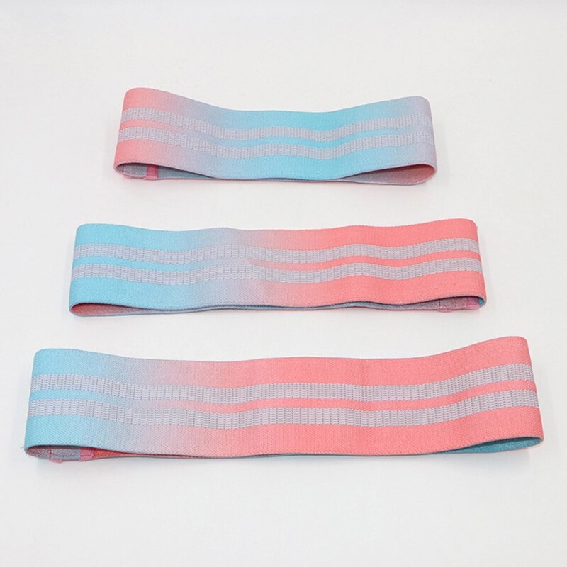 Banda elástica de resistencia para ejercicio, banda de Fitness de tela gruesa no rodante, círculos de cadera, banda de asistencia para tirar hacia arriba, banda de fuerza para Fitness: Set of 3 PCS