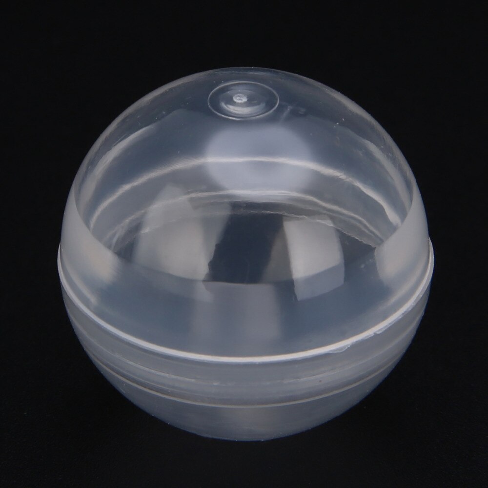 Cápsulas de juguete transparentes PP para máquina expendedora, juguetes redondos vacíos, bola para máquina expendedora, 28mm de diámetro, 10 Uds.