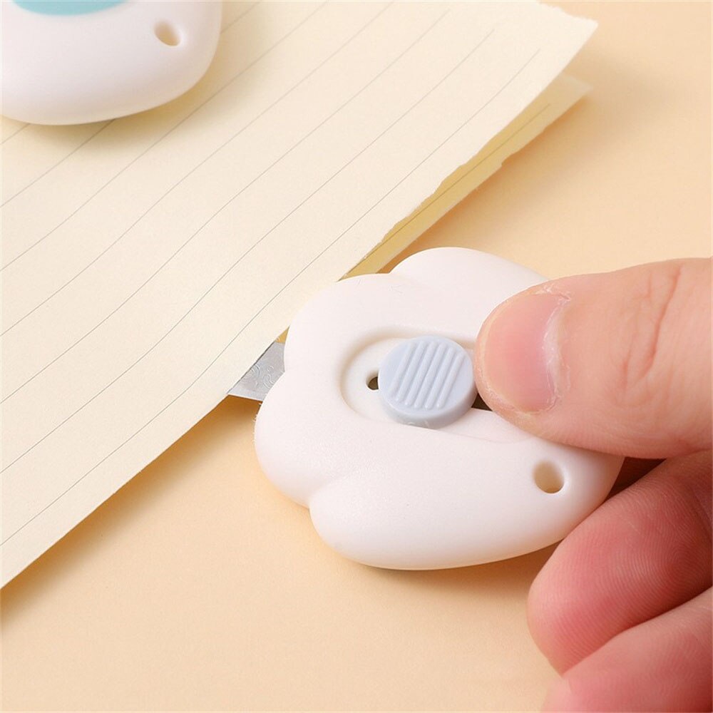 Bear Paw Utility Knife Kawaii Mini Box Opener Portable Paper Cutter Express Box Knife Handmade Tools Office Accessories