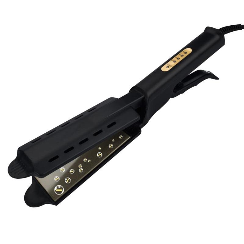 Pro Hair Straightener Four-gear Warm-up Hair Straighting Tool Ceramic Tourmaline Ionic Flat Iron Hair Straightener