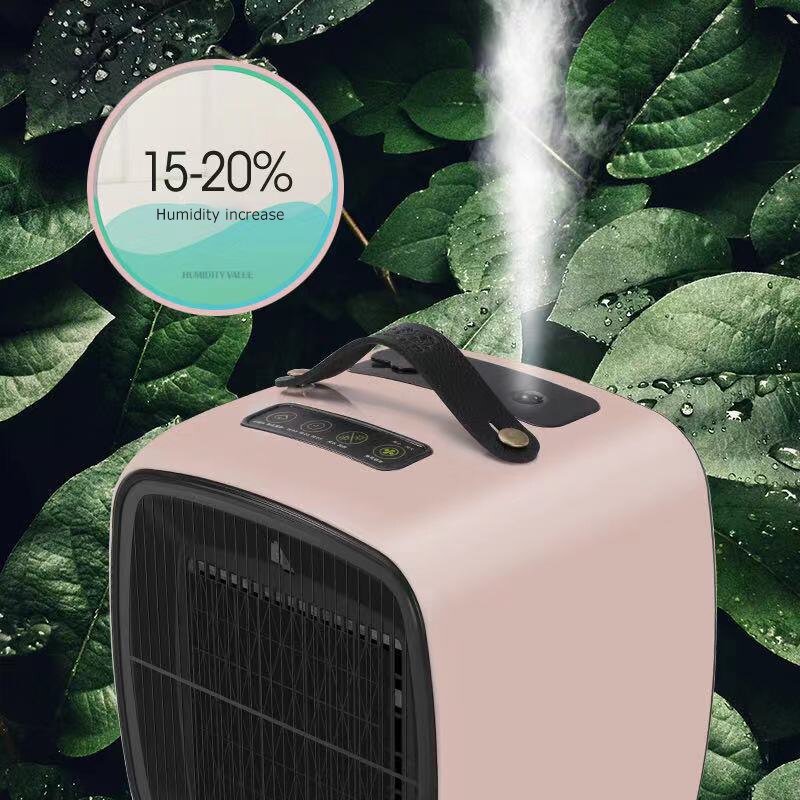 3 in 1 Fan Heater Humidifier Portable Electric Heater Desktop Heating Warm Fan Home Office Room Energy Saving Warm Air Blower