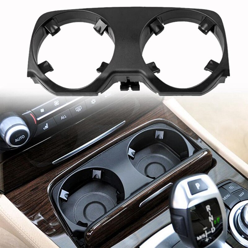 Bil mittkonsol mugghållare kopp dryck hållare lock för bmw 7- serie 730 740 750 760 f01 f02 f04
