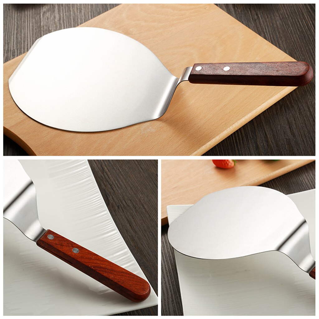 Roestvrij Cake Lifter Pizza Paddle Lifter Voor Bakken Op Pizza Steen Oven & Grill