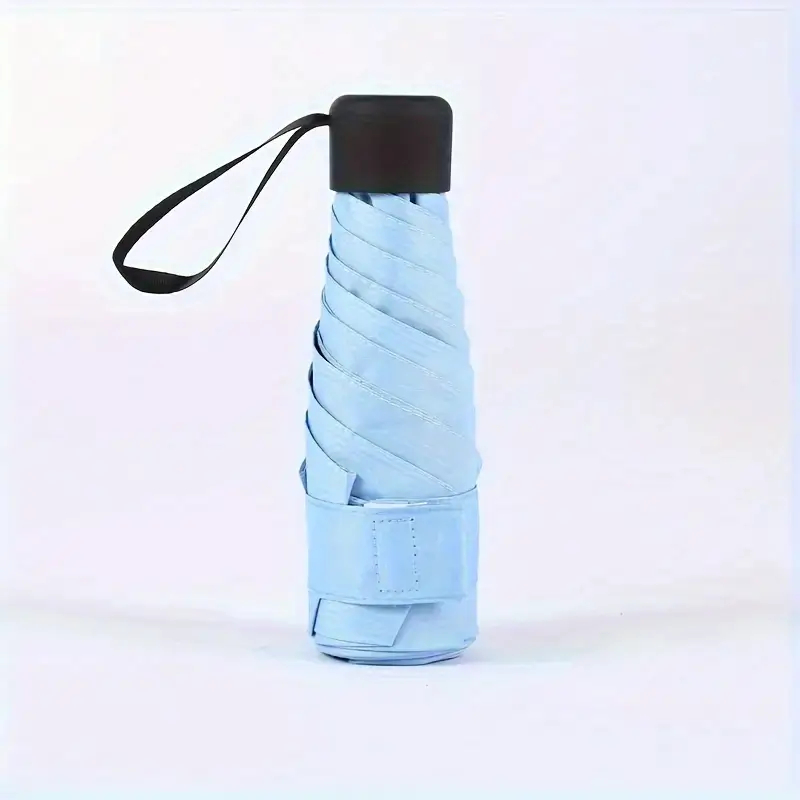 Tragbarer Mini-Sonnenschirm, kleine Tasche, Regen, UPF50, Reisetasenschirm, Vinyl, faltbarer Regenschirm, UV-Schutz, Sonnenschutz, Taschenschirm: verrotten