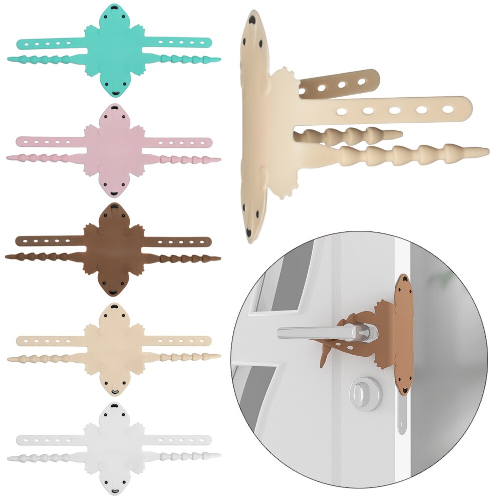 Bedroom Door Anti-collision Protection Buffer Pad Silicone Baby Room Door Mute Lock Doorknob Door Impact Door Cover Stopper
