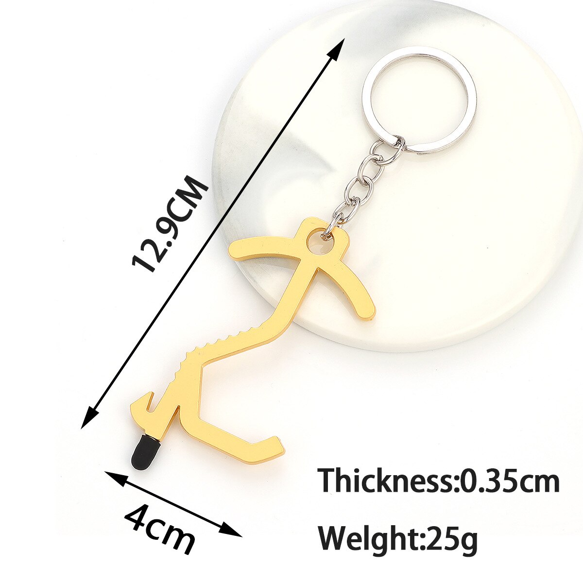 Non-Contact Door Opening Press Elevator Keychain Useful Product Alloy Safe Health Non-Contact Anti-Virus EDC Door Opener